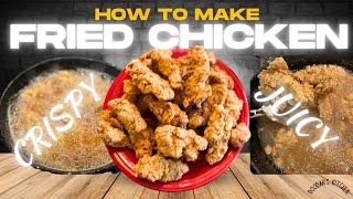 How to Fry SOUTHERN CRUNCHY Chicken [upl. by Hctud747]