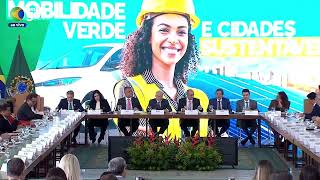 Lula participa da Cerimônia Nova Indústria Brasil [upl. by Heins338]