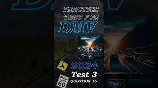 DMV written test 2024 [upl. by Refotsirk252]