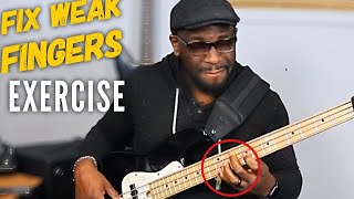 Weak Finger Workout For Bassists  Daric Bennetts Bass Lessons [upl. by Aisya963]