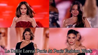 Penampilan Cinta Laura Enzi Troria Iris Mittenaere dan Pia Wurtzbach Le Defile Loreal Paris [upl. by Haletky957]