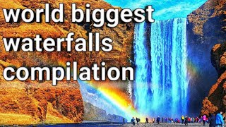 The Famous Waterfalls in the World  Amazing Waterfalls Video Ever waterfall nature amazonforest [upl. by Sirred]