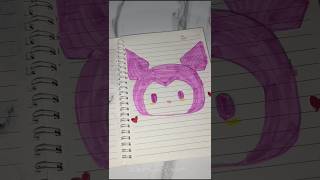 ASMR Drawing My melody Sanrio mymelody sketchbook asmr art shorts sanrio [upl. by Ragse]