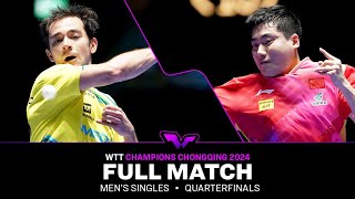 FULL MATCH  Hugo Calderano vs Liang Jingkun  MS QF  WTTChongqing 2024 [upl. by Gunzburg]