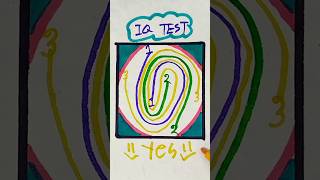 IQ test youtubeshorts art viralvideo video [upl. by Evered]