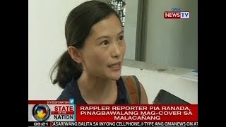 SONA Rappler reporter na si Pia Ranada pinagbabawalan nang magcover sa Malacañang [upl. by Gautious]