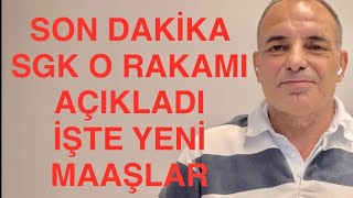 SON DAKİKA EMEKLİLER DİKKAT SGK O RAKAMI AÇIKLADI İŞTE MAAŞ HESABI [upl. by Hicks]