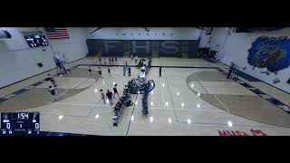 Fruitport High vs West Ottawa High School Boys Varsity Volleyball [upl. by Boyes349]