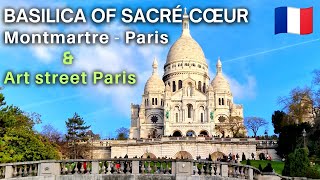 🇫🇷 The Basilica of the Sacred Heart of Paris  Basilica Sacre Coeur Paris  Montmartre Paris [upl. by Shore]