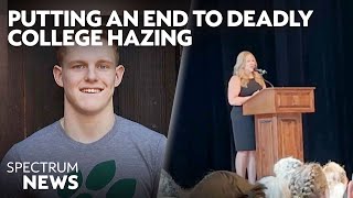 Mother advocates against hazing after sons death  Spectrum News [upl. by Ahsenev]