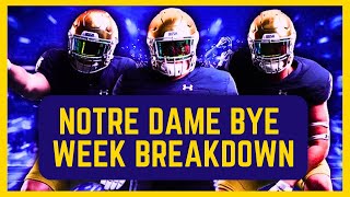 Notre Dame Football☘️Bye Week Breakdown List [upl. by Gnilyarg]