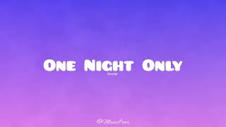 One night only  Sonder Music tar [upl. by Eornom]