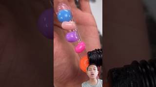 Nailart Warna Pelangi ⁉️ nails nailart nailtutorial acrylicnails naildesign [upl. by Helbonia]