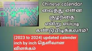 how to predict a gender using Chinese calendar in tamil  how to find a baby boy or girl [upl. by Sneed]