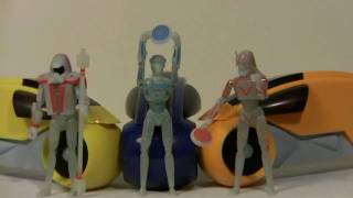 Tron Medicom Figure with Light Cycle Review in HD [upl. by Vorfeld]