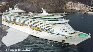 ADVENTURE OF THE SEAS en navegación proa rumbo ArrecifeLanzarote [upl. by Atlanta]