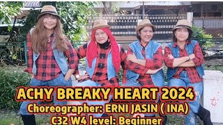 ACHY BREAKY HEART 2024 ll beginner LD ll Choreographer ERNI JASIN INAJuli 2024 [upl. by Aztinaj]