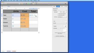 Mac How to Basic Formulas amp Functions in Numbers [upl. by Lin]