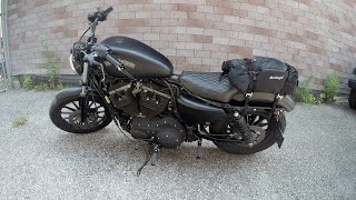 Installing a Kriega US30 Bag on my Iron 883  Right Thing Motos [upl. by Cloe]