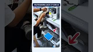 Fileteadora Jack C7 Con IA sewparts maquinadecoser costurera costurera coseramaquina coser [upl. by Bush]