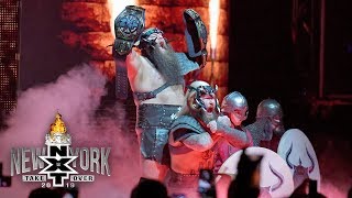 The War Raiders arrive for battle NXT TakeOver New York WWE Network Exclusive [upl. by Carolina]