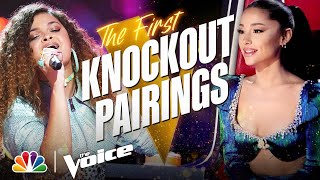 The Coaches Reveal Their First Knockout Pairings  The Voice Battles 2021 [upl. by Schonfeld800]