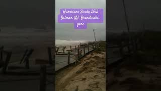 2012 Hurricane Sandy Belmar NJ boardwalk [upl. by Bay]