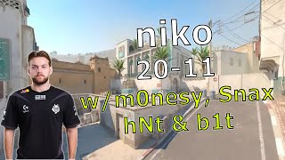 NiKo 2011 Kills dedust2 POV  FACEIT Ranked wm0NESY Snax hNt and b1t Jul 14 2024 cs2 povs [upl. by Eerahc618]