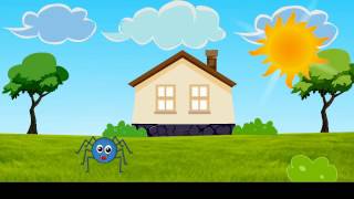 Incy Wincy Spider  nursery rhymes  song lyrics [upl. by Esereht]