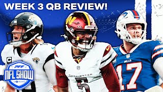 Josh Allen QB1 Jayden Daniels OROY  PFF NFL Show [upl. by Giliane]