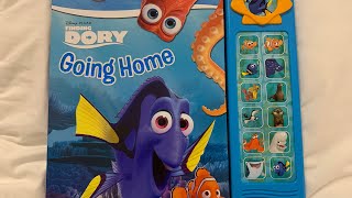 Finding Dory Going Home Book with Sounds [upl. by Narmis436]