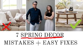 SPRING DECORATING MISTAKES  BUDGET FRIENDLY amp EASY FIXES  HOUSE OF VALENTINA [upl. by Naujat]