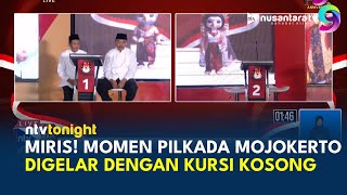 KRIKKRIK Paslon Ngambek Debat Pilkada Mojokerto dengan Kursi Kosong  NTV TONIGHT [upl. by Toms]