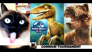 COMMON TOURNAMENT Practicekat Having Fun 😸 JURASSIC WORLD ALIVE 214 [upl. by Kelda999]