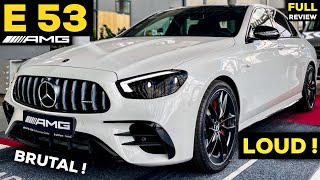 2022 MERCEDES E53 AMG Sedan BRUTAL Exhaust SOUND FULL InDepth Review Exterior Interior Infotainment [upl. by Ymerrej]