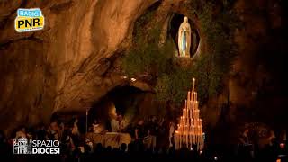 Pellegrinaggio a Lourdes  Processione aux Flambeaux [upl. by Nyluqcaj229]