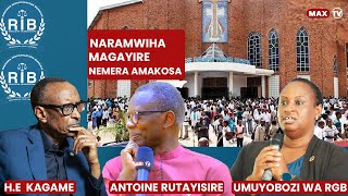 ANTOINE RUTAYISIRE GUHAMAGARWA NA RIB AMAKOSA NAYEMEYE GUFUNGWAGUFUNGA INSENGERO N’IBINDIMAX TV [upl. by Inek]