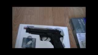 Airsoft Beretta 92FS Unboxing and Review shooting test [upl. by Mitzie]