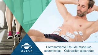 Colocación electrodos para entrenamiento EMS en abdomen  abdominales  Electroestimulación EMS [upl. by Lombardi]