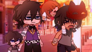 Happy Aftons❤️‍🩹  memeFNAF  GACHA CLUB  check desc [upl. by Hana]