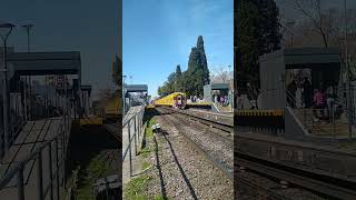 FERROCARRIL URQUIZA LLEGANDO A ESTACIÓN DEVOTO train turismobuenosaires travel [upl. by Shafer]