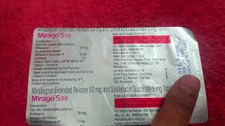 Mirago S 50 Tablet In Hindi  Mirabegron Extended Release 50mg and Solifenacin Succinate 5mg Tablets [upl. by Husain963]