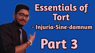 essentials of tort part3 injuria sine damnum injuriasinedamnum essentialsoftorts [upl. by Strade552]