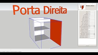 Sketchup  Desenhando um armário dinâmico  parte  9 [upl. by Einaej]