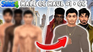 Male CC Haul 1  Sims 4 CAS  CC Folder amp Sims Download [upl. by Peyton]