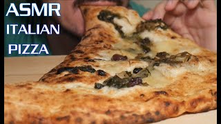 ASMR ITA PIZZA NAPOLETANA CALZONE GIANT WITH ITALIAN CHEESE amp ESCAROLEEATING SOUND MUKBANG PIZZA [upl. by Baerman61]