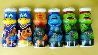 Football FruchtZwerge amp Space Actimel Danone Milk Drinks [upl. by Carmencita767]