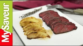 Magret de canard cuisson lente au miel et aux pommes Expert au fourneaux [upl. by Charline649]