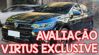 Avaliação NOVO VIRTUS EXCLUSIVE 2024  14 turbo com preço de Corolla [upl. by Lletnohs92]