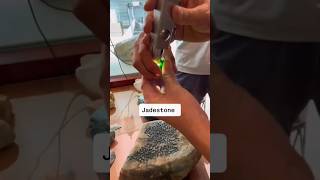 Jade stone cutting carbonite crystalstone preciousstone crystalshop crystalwholesale handmade [upl. by Rissa185]